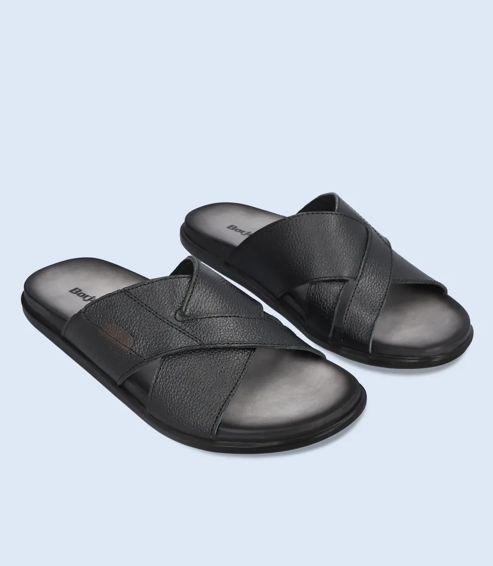 BM5804-BLACK-Men Slipper