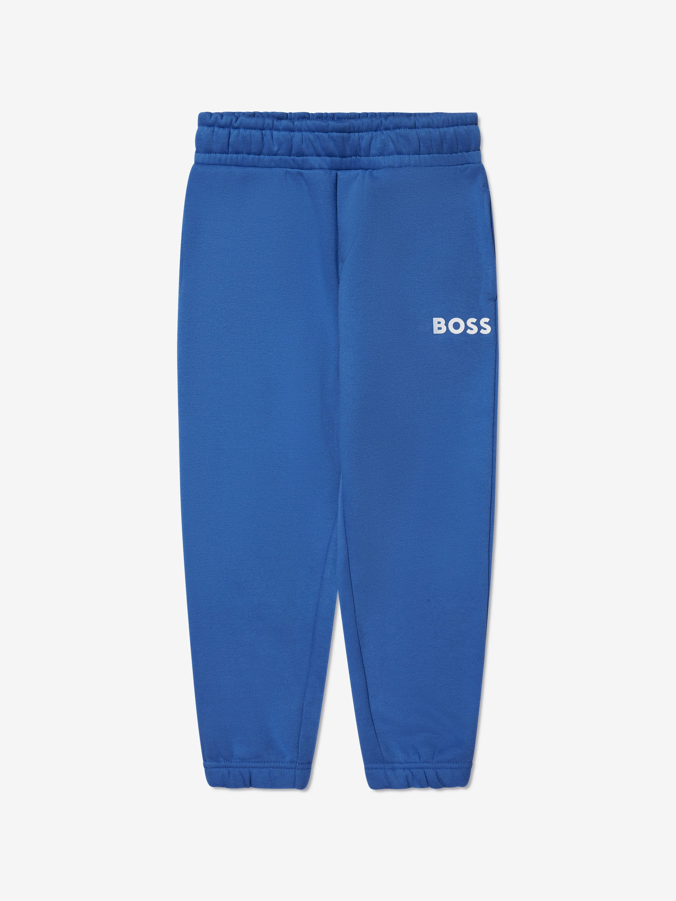 BOSS Boys Logo Tracksuit in Blue