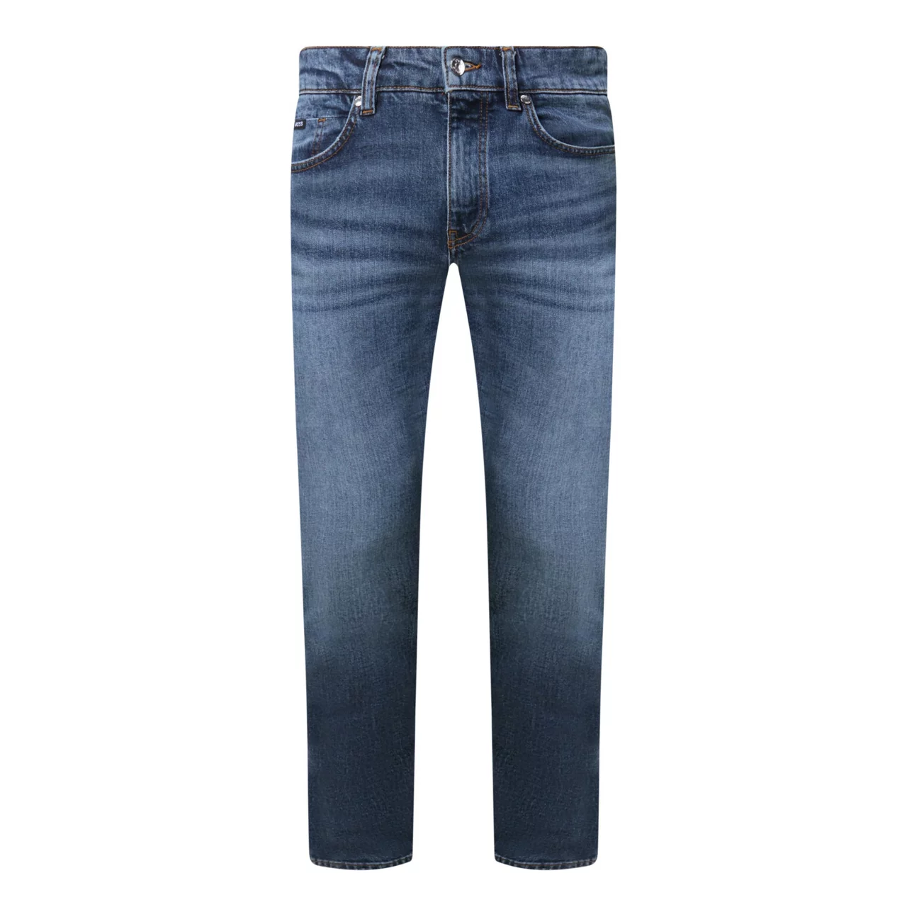 BOSS Delaware Mid Rise Slim Jeans - Light Blue