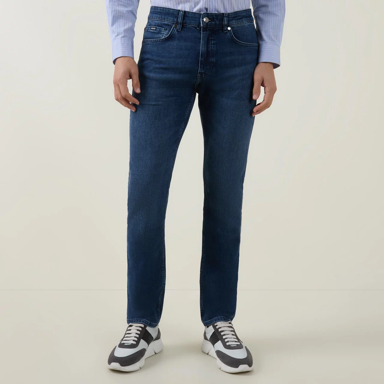 BOSS The Sustainable Edit Delaware Slim Fit Jeans - Blue