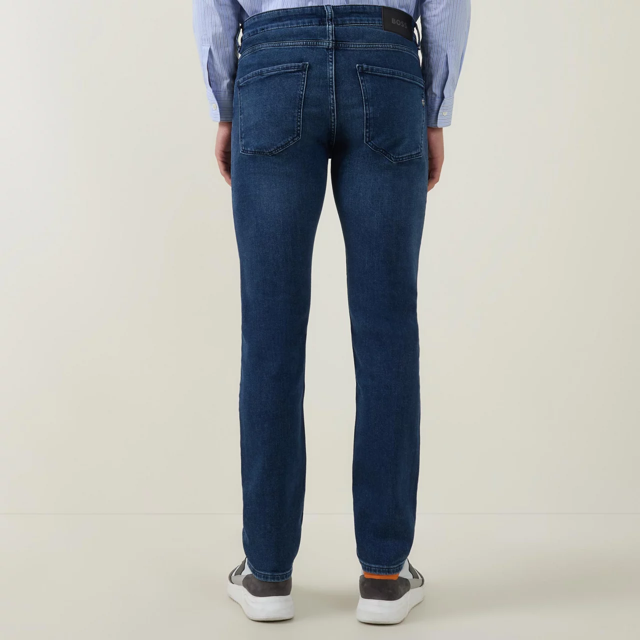 BOSS The Sustainable Edit Delaware Slim Fit Jeans - Blue