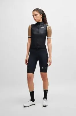 BOSS x ASSOS lightweight wind vest with ultra-packable design