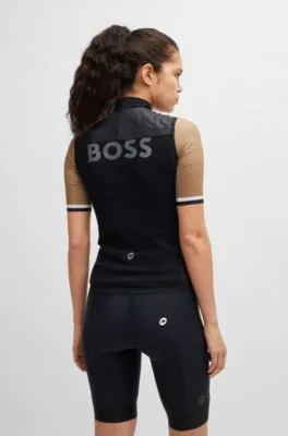 BOSS x ASSOS lightweight wind vest with ultra-packable design