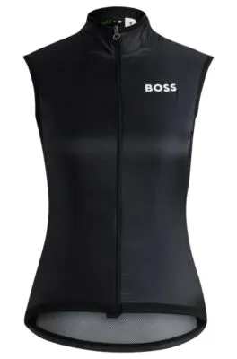 BOSS x ASSOS lightweight wind vest with ultra-packable design