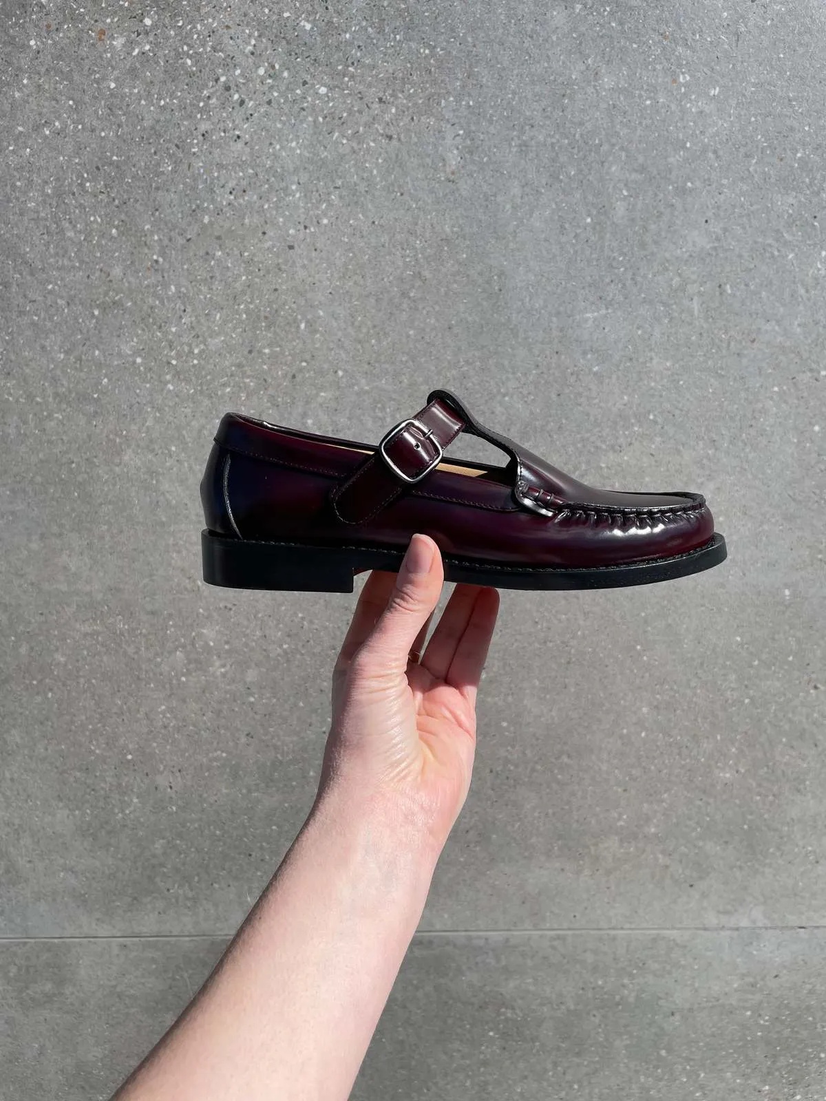 BOSTON T STRAP LOAFER - CHIANTI