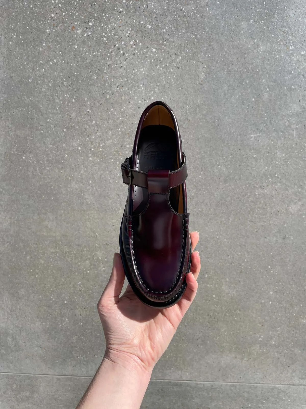 BOSTON T STRAP LOAFER - CHIANTI