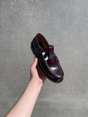 BOSTON T STRAP LOAFER - CHIANTI