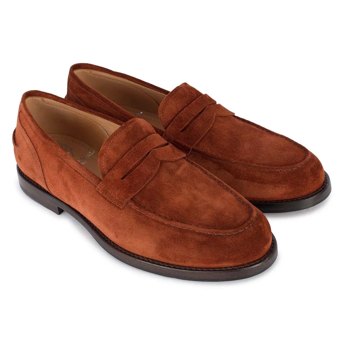 BRIAN 57020 Penny Loafer Redwood