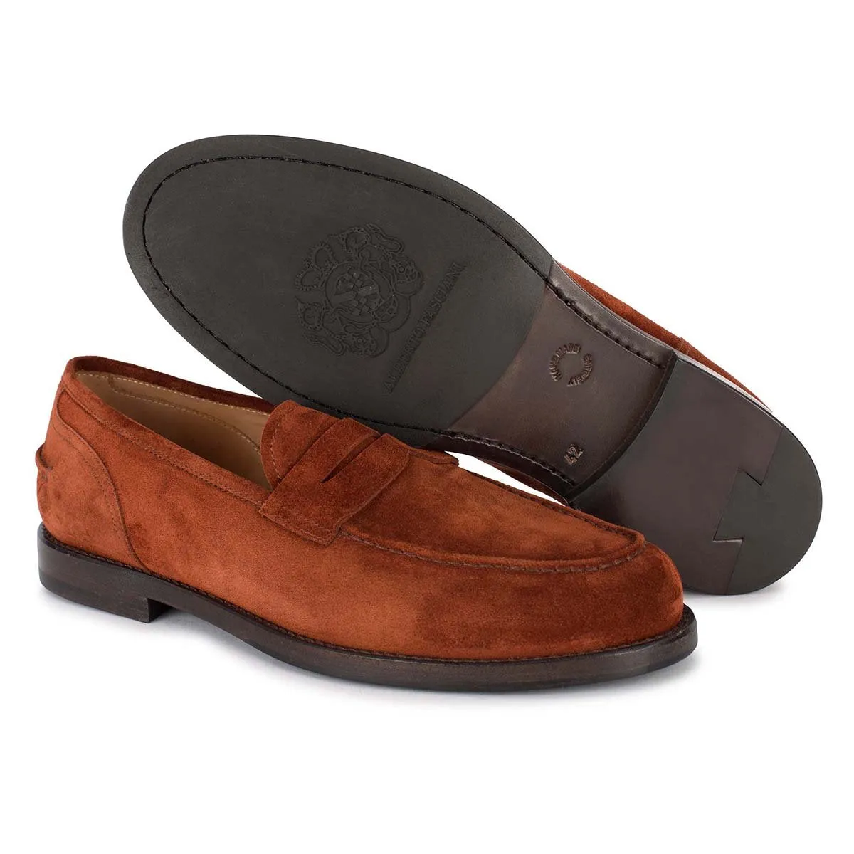 BRIAN 57020 Penny Loafer Redwood