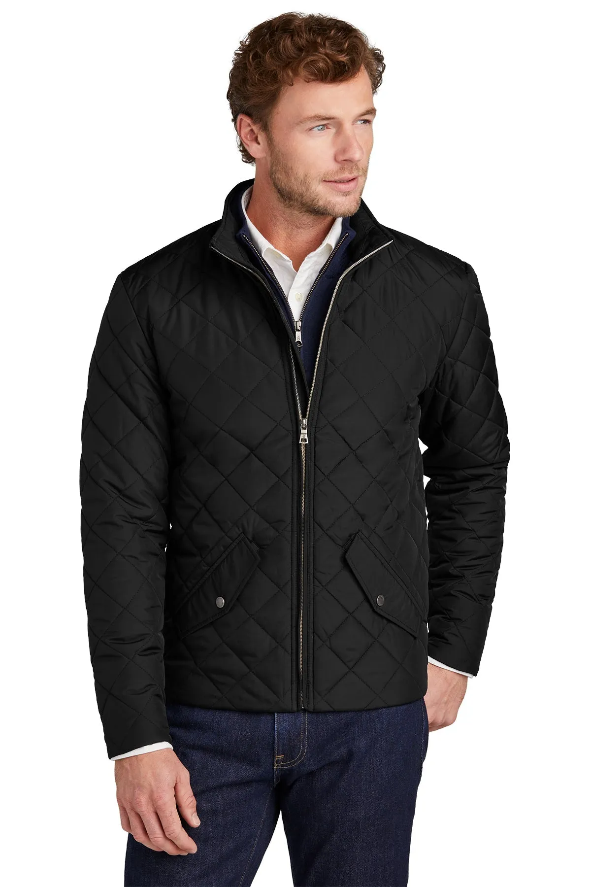 Brooks Brothers Quilted Jacket, Deep Black