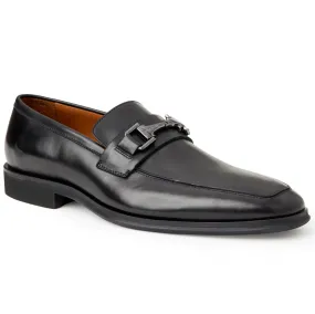 Bruno Magli Raging Leather Bit Loafer Black