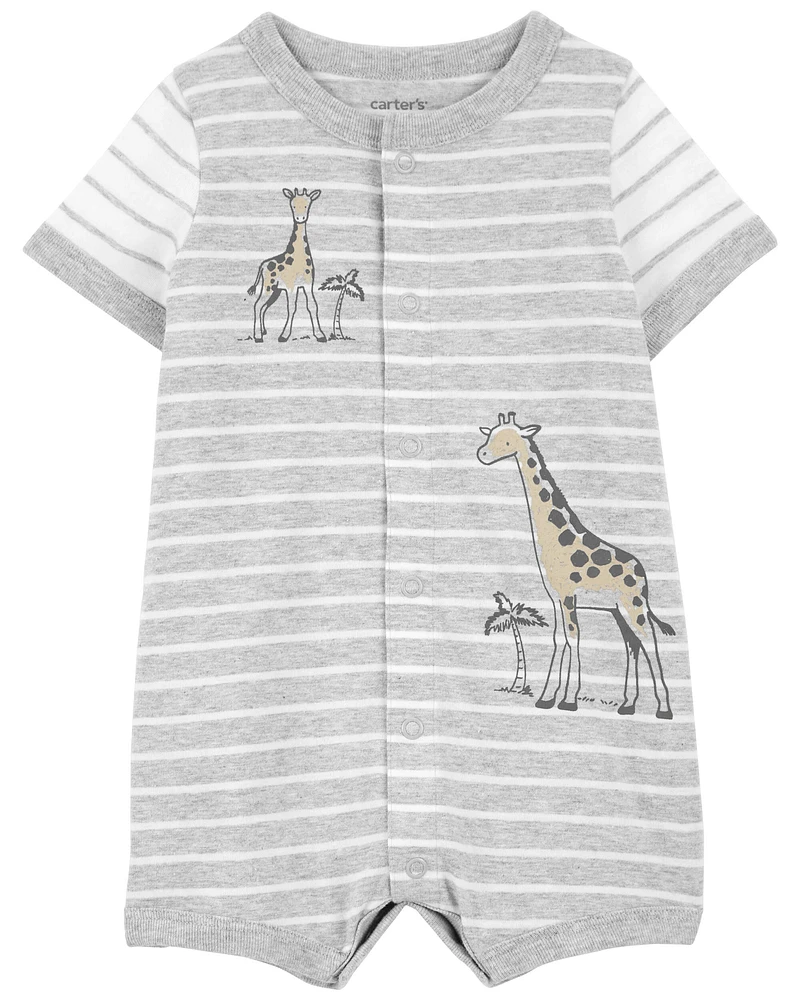 Carters Oshkosh Baby Giraffe Snap-Up Romper