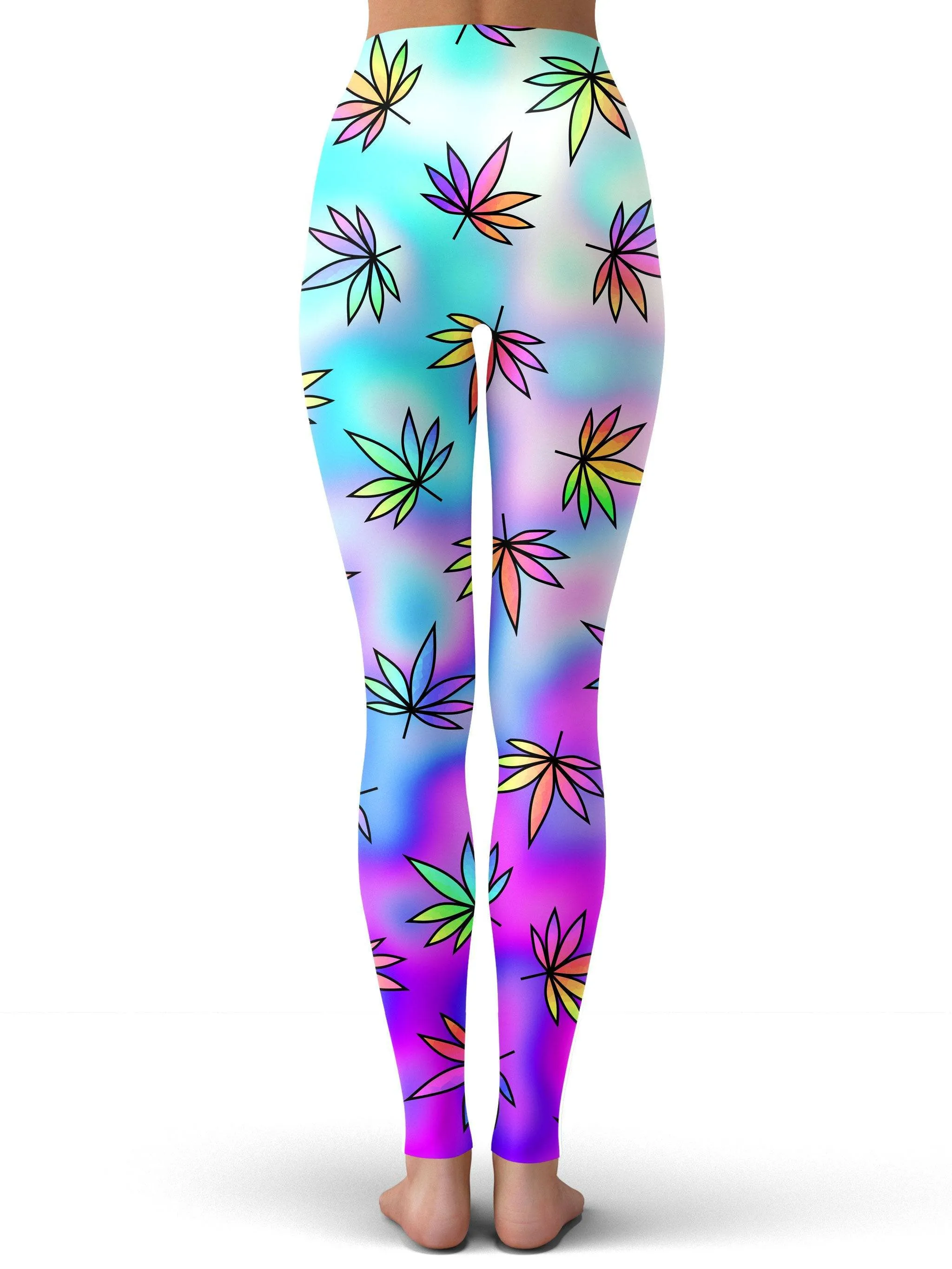 Cascading Marijuana Leggings