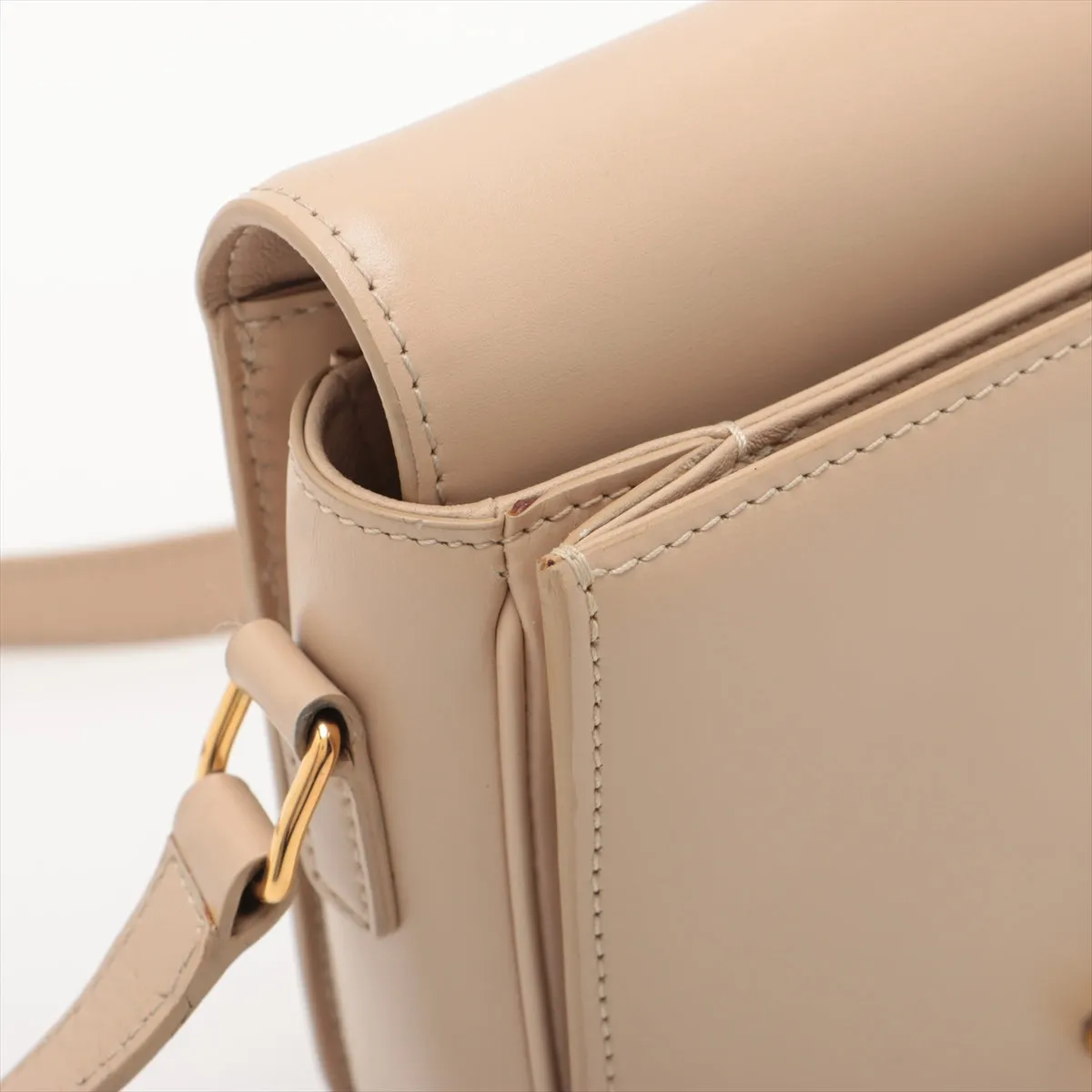 CELINE Triomphe Teen Leather Shoulder bag