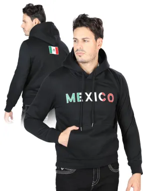 Centenario Black Hooded Pullover Sweatshirt for Men 'Centenario' - ID: 170077