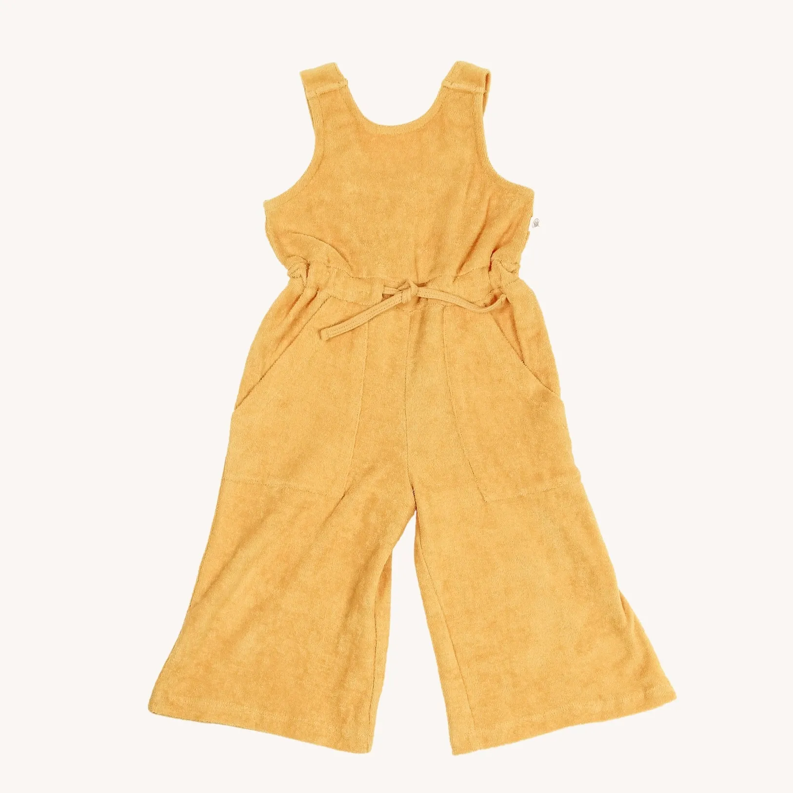 Charming Mary Leggy Romper - Mustard Terry (Final Sale)