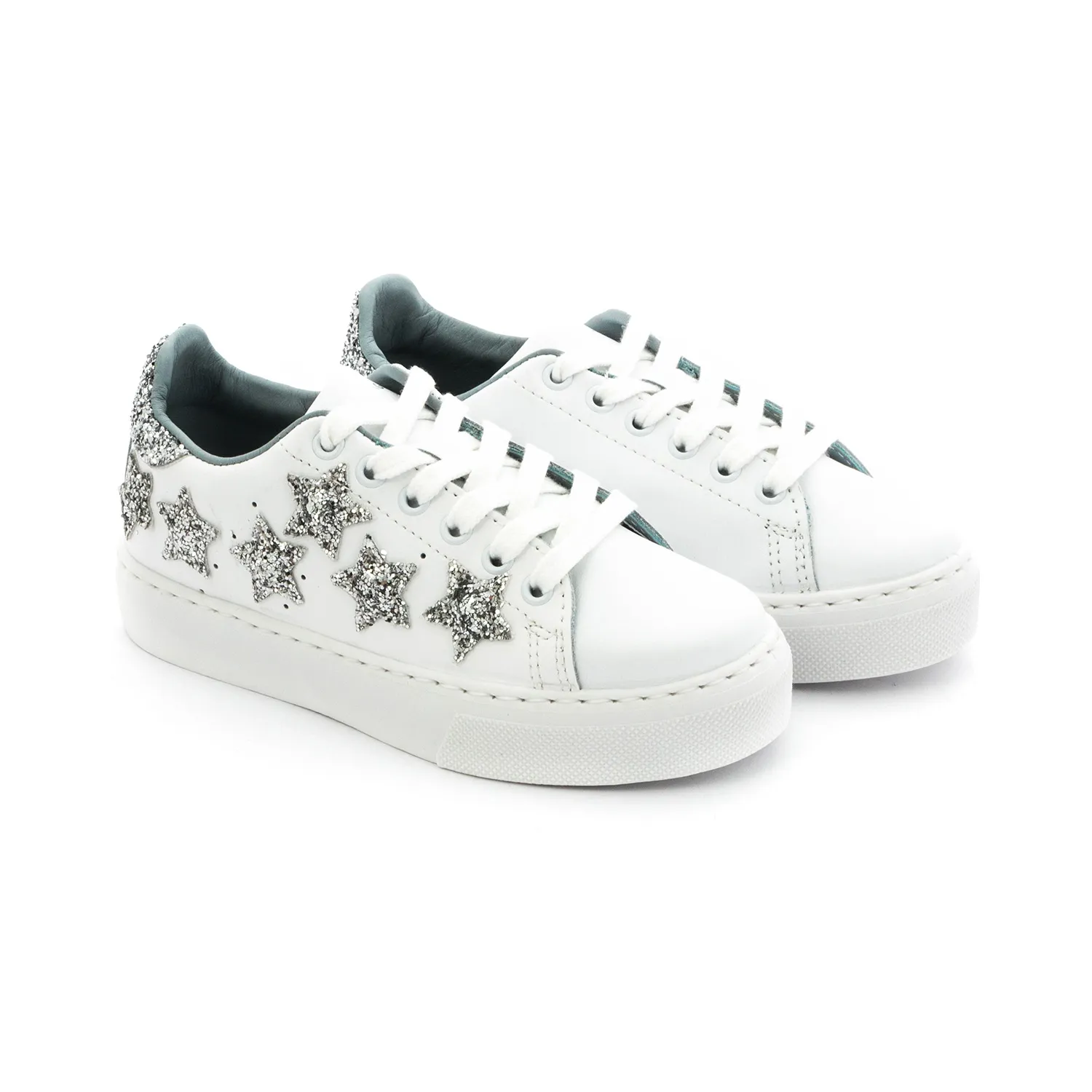 Chiara Ferragni Girl White Star Sneakers