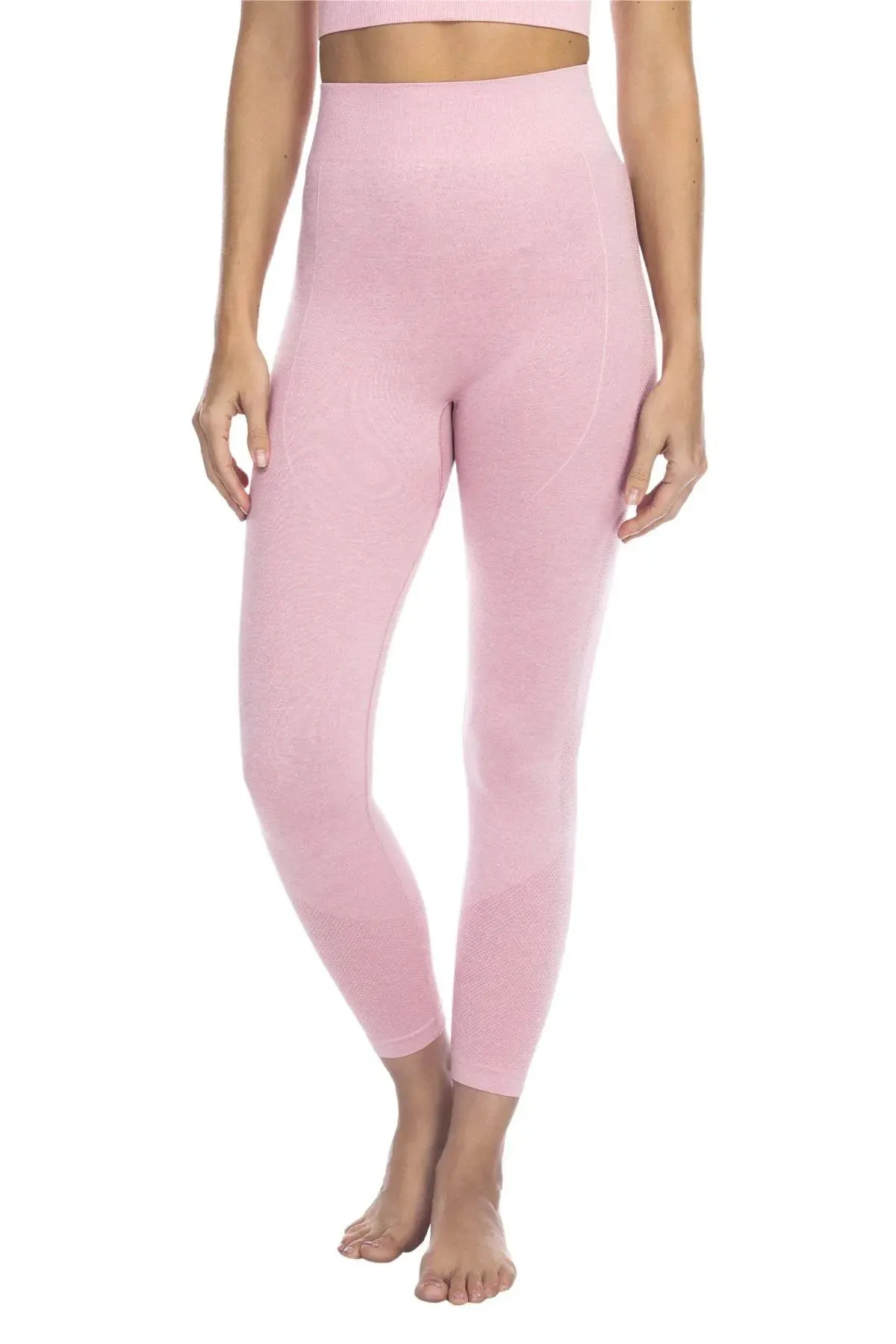 Club Moda Rib Detail flattering Seamless Gym Leggings