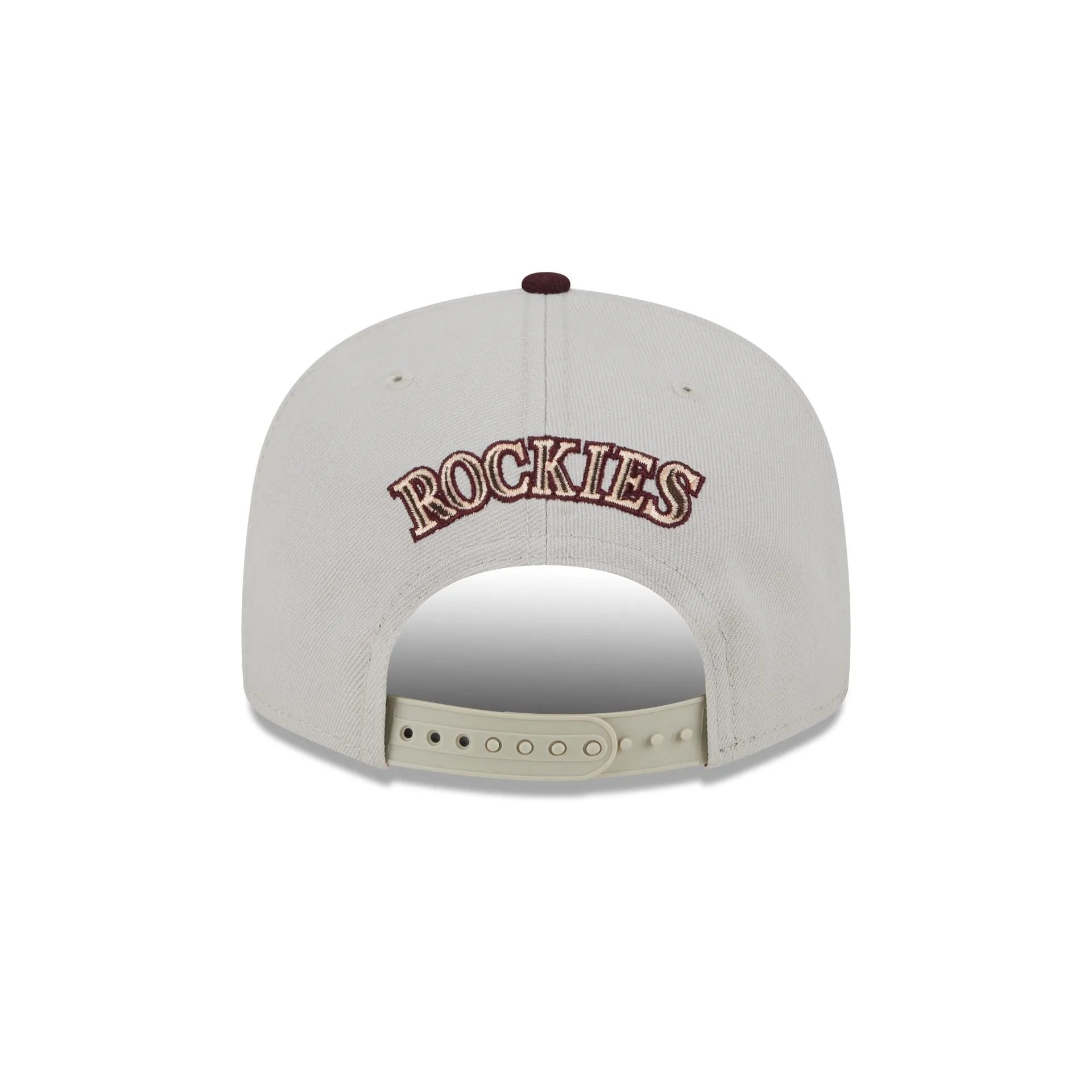 Colorado Rockies Mauve Visor 9FIFTY Snapback Hat