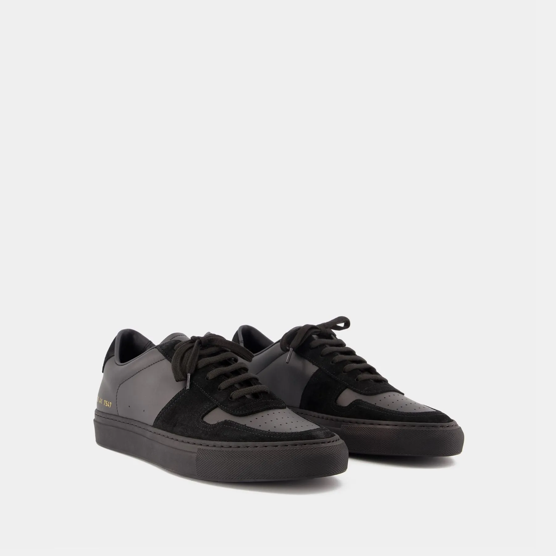 COMMON PROJECTS  Bball Duo Sneakers - COMMON PROJECTS - Leather - Black