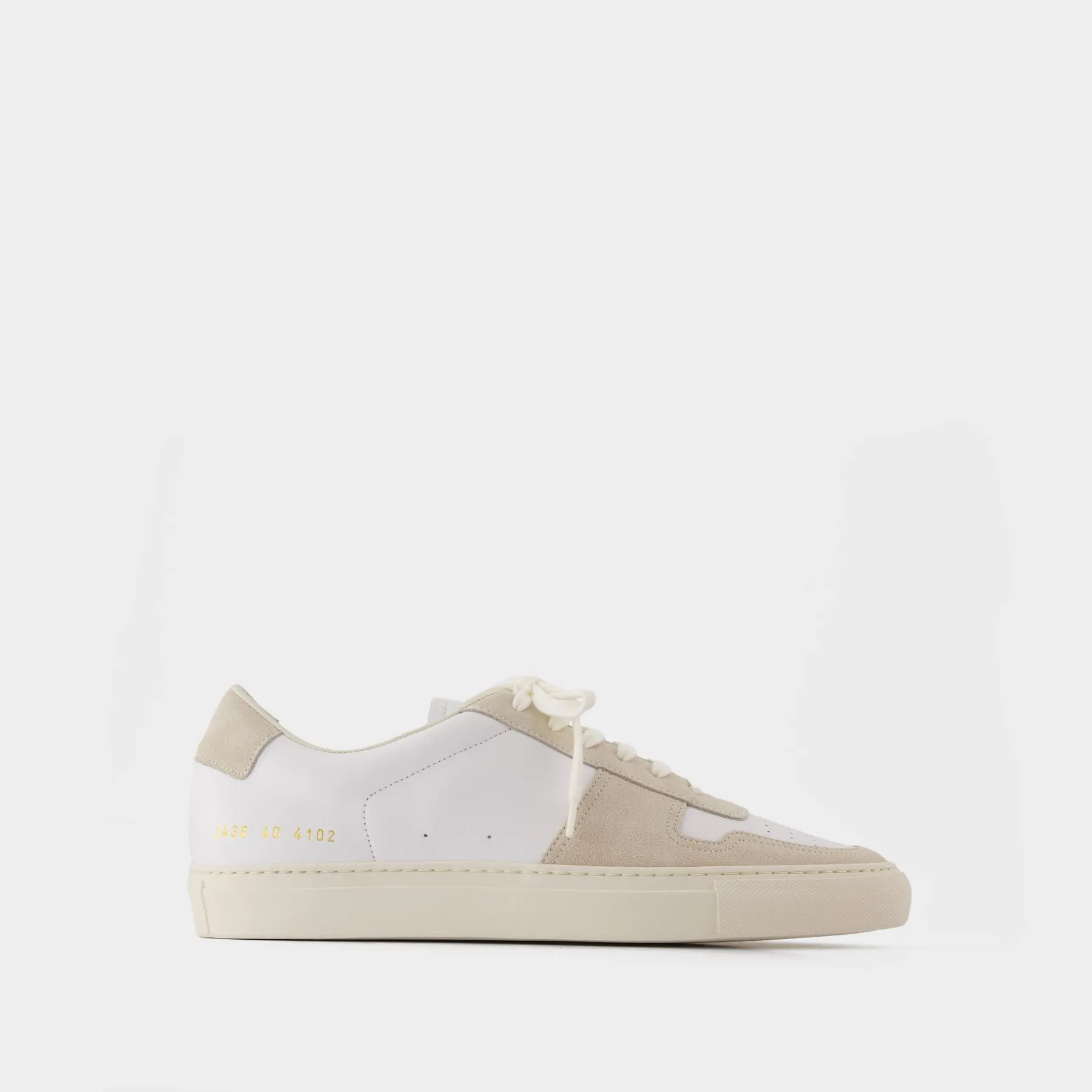 COMMON PROJECTS  Bball Duo Sneakers - COMMON PROJECTS - Leather - White