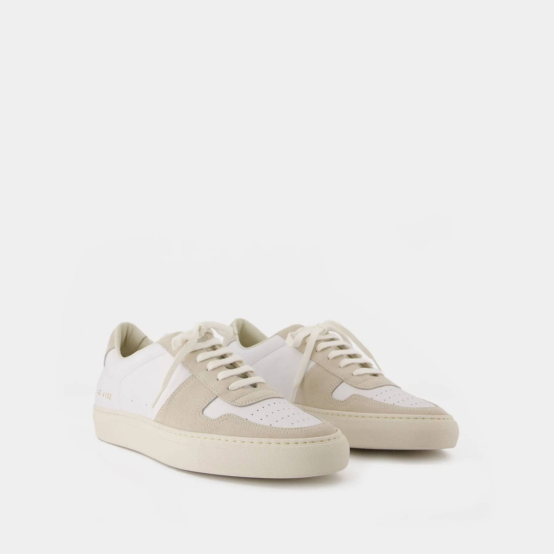 COMMON PROJECTS  Bball Duo Sneakers - COMMON PROJECTS - Leather - White