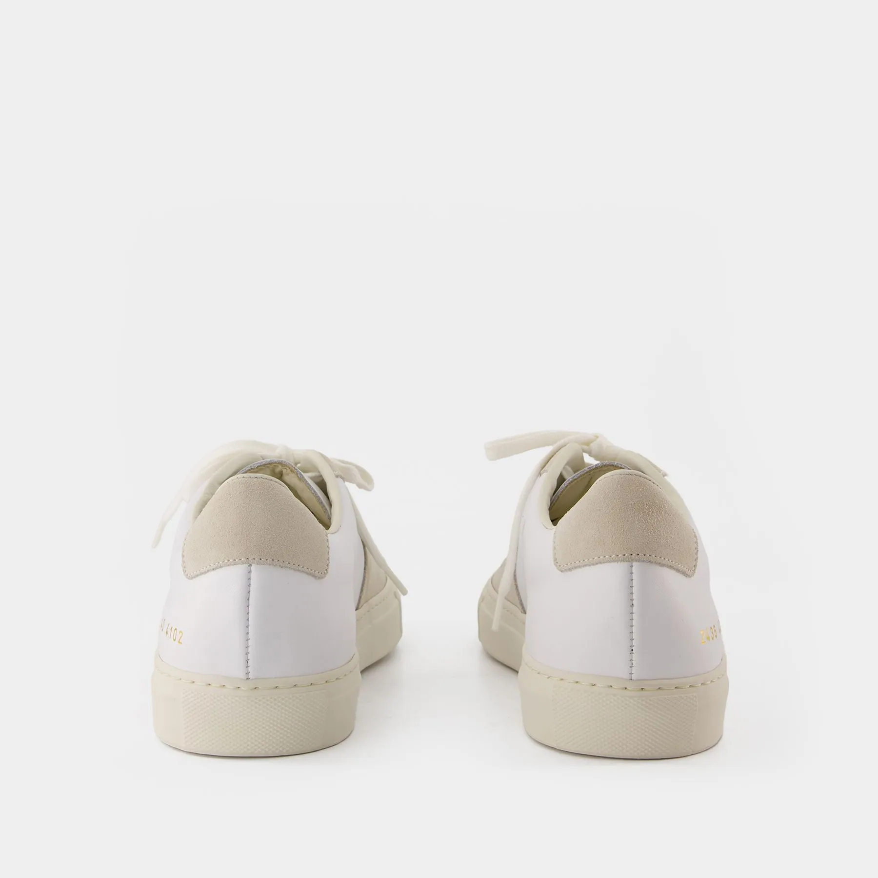 COMMON PROJECTS  Bball Duo Sneakers - COMMON PROJECTS - Leather - White