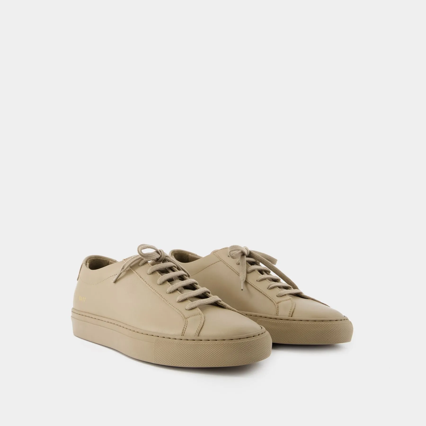 COMMON PROJECTS  Original Achilles Low Sneakers - COMMON PROJECTS - Leather - Coffee