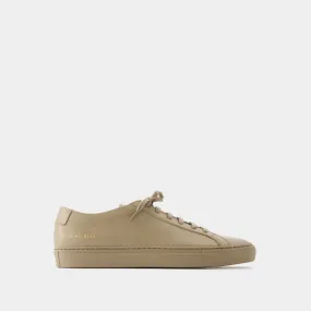 COMMON PROJECTS  Original Achilles Low Sneakers - COMMON PROJECTS - Leather - Coffee