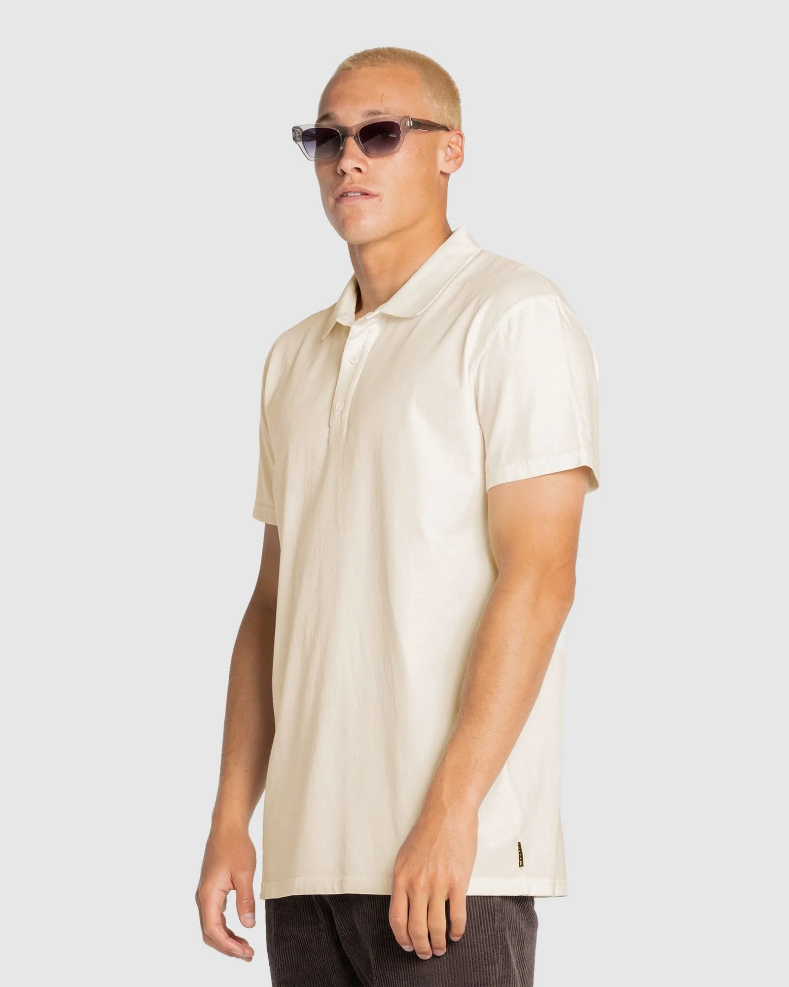 COMP WASH SHORT SLEEVE POLO