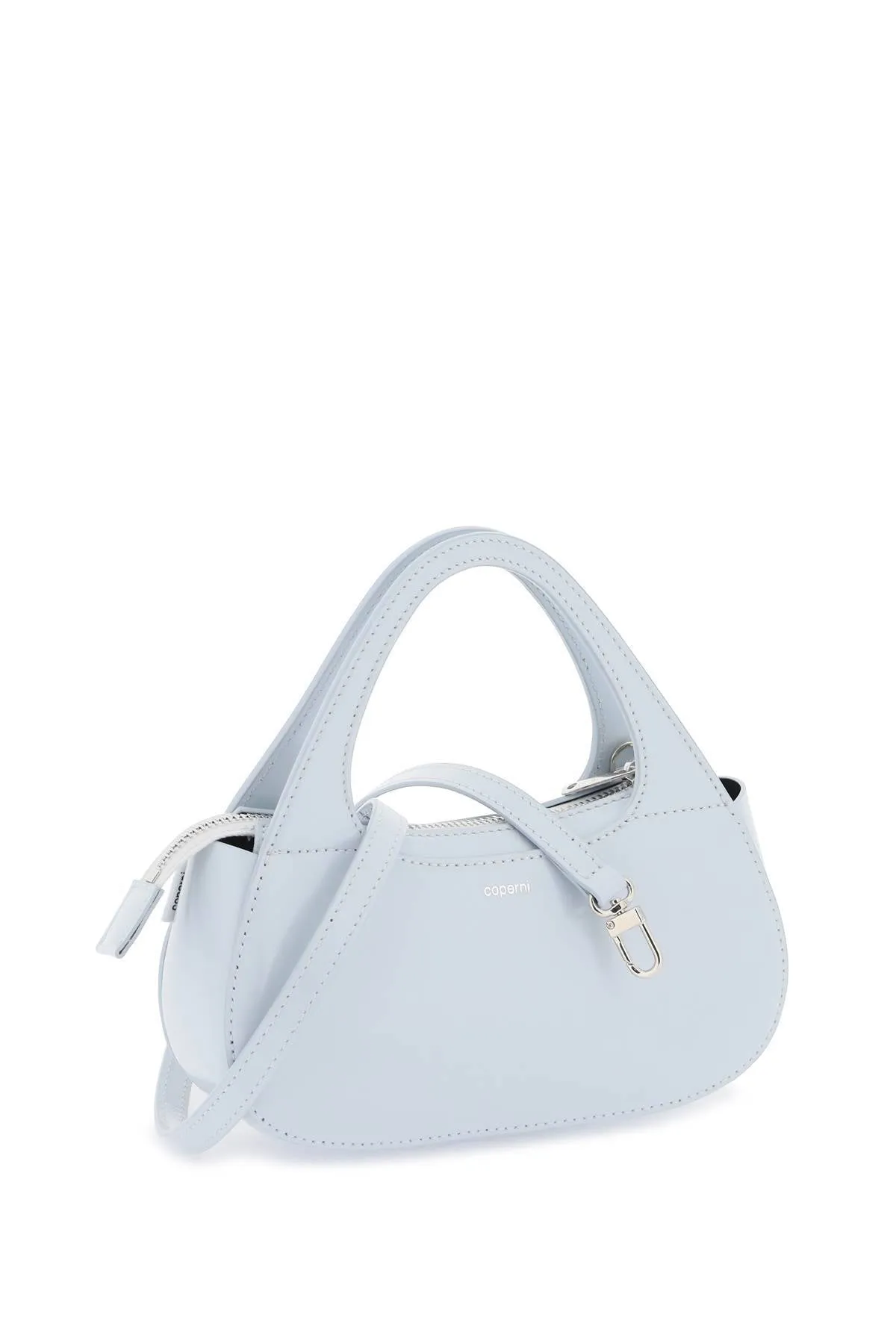 Coperni    Coperni Swipe Micro Baguette Bag In Shiny Leather