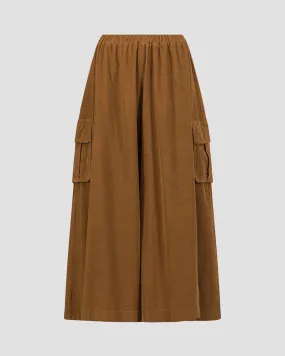 Corduroy culotte trousers Deha d93467-87118