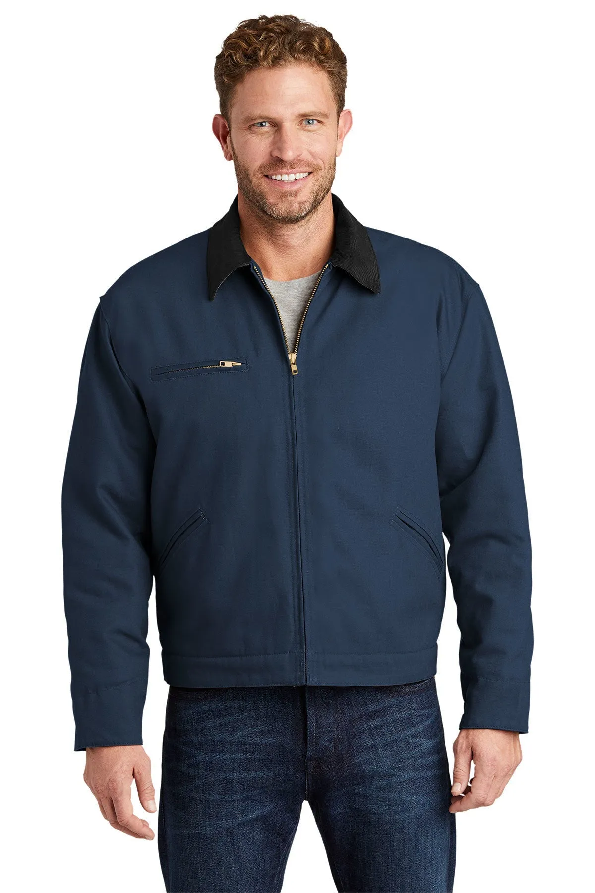 CornerStone Duck Cloth Work Jacket, Navy/Black