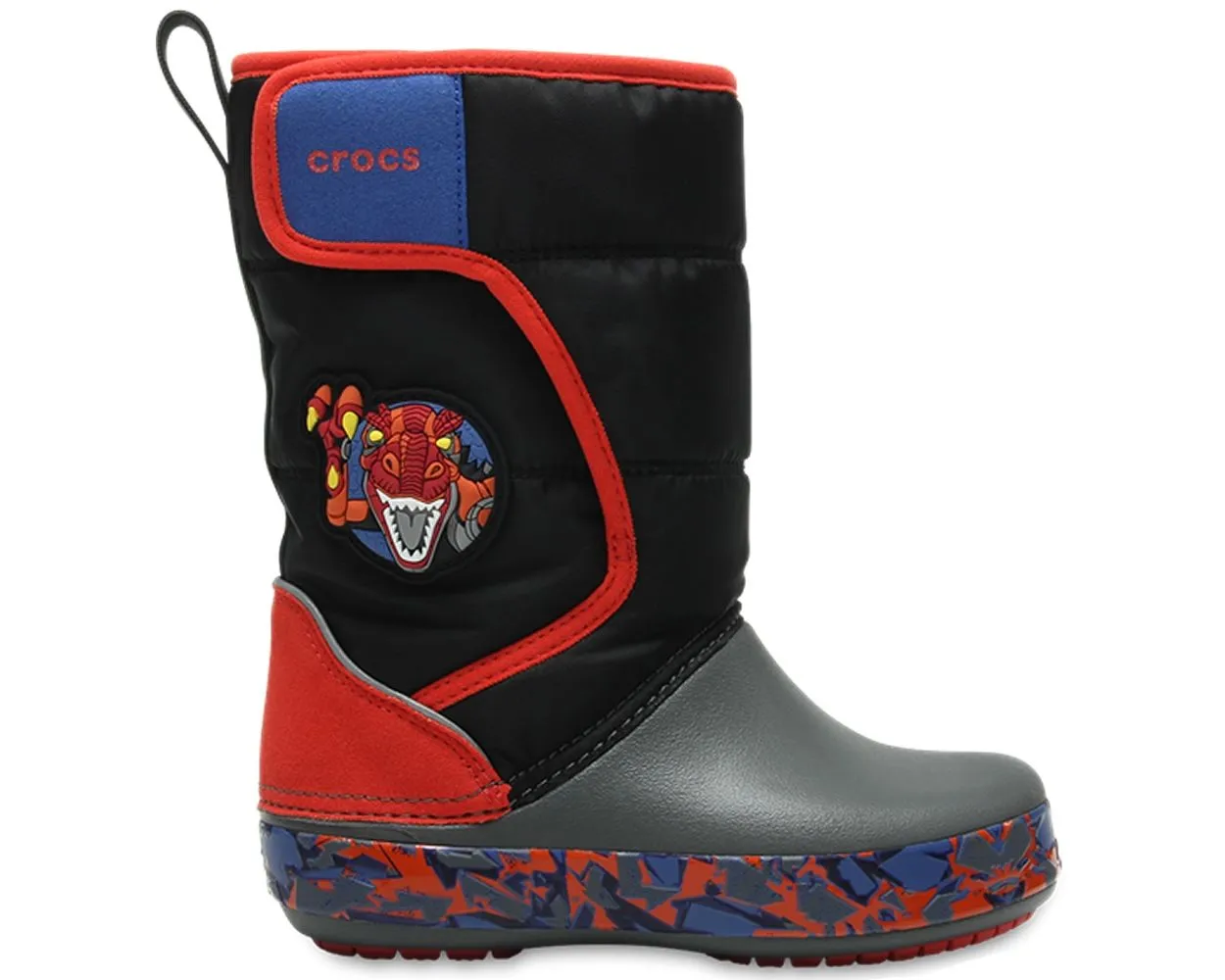 Crocs LodgePoint Lights Roborex Kids Boot - Robosaur Rex