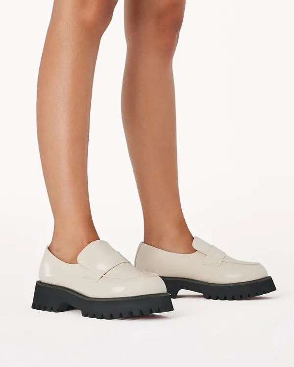 Cruz Loafer - Chalk Crinkle Patent