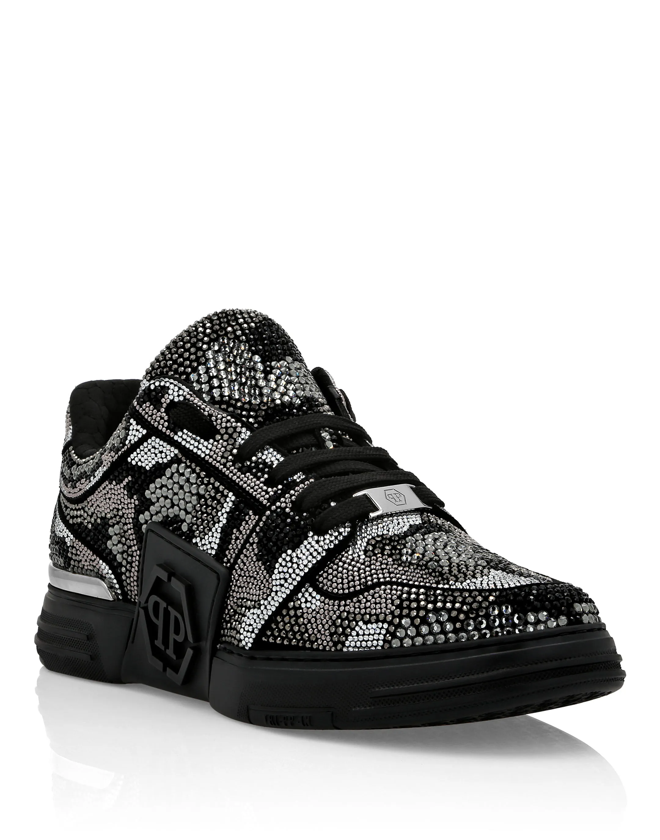 Crystal Royal Street Suede Lo-Top Sneakers Camouflage