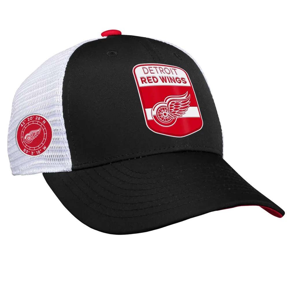 DETROIT RED WINGS YOUTH TRUCKER DRAFT HAT