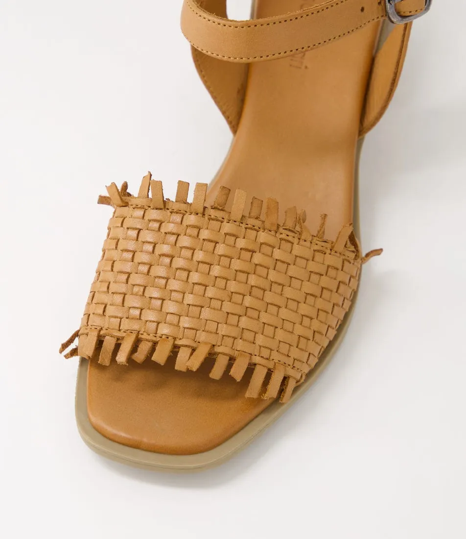 DIANA FERRARI Shy Tan Leather Sandals