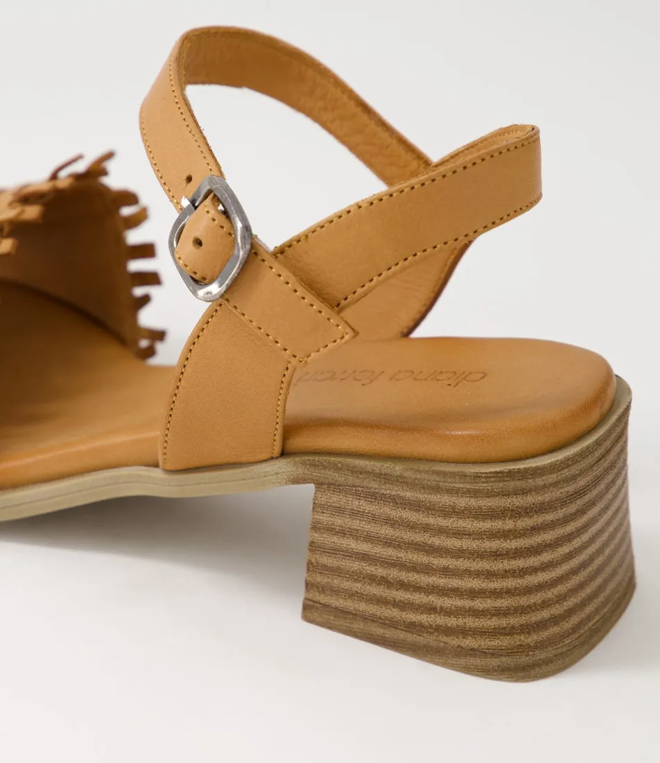 DIANA FERRARI Shy Tan Leather Sandals