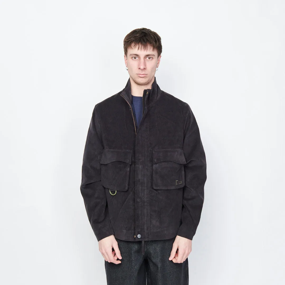 Dime MTL - Corduroy Cargo Jacket (Dark charcoal)