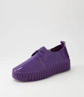 DJANGO & JULIETTE Brenda Purple Patent Leather Sneakers