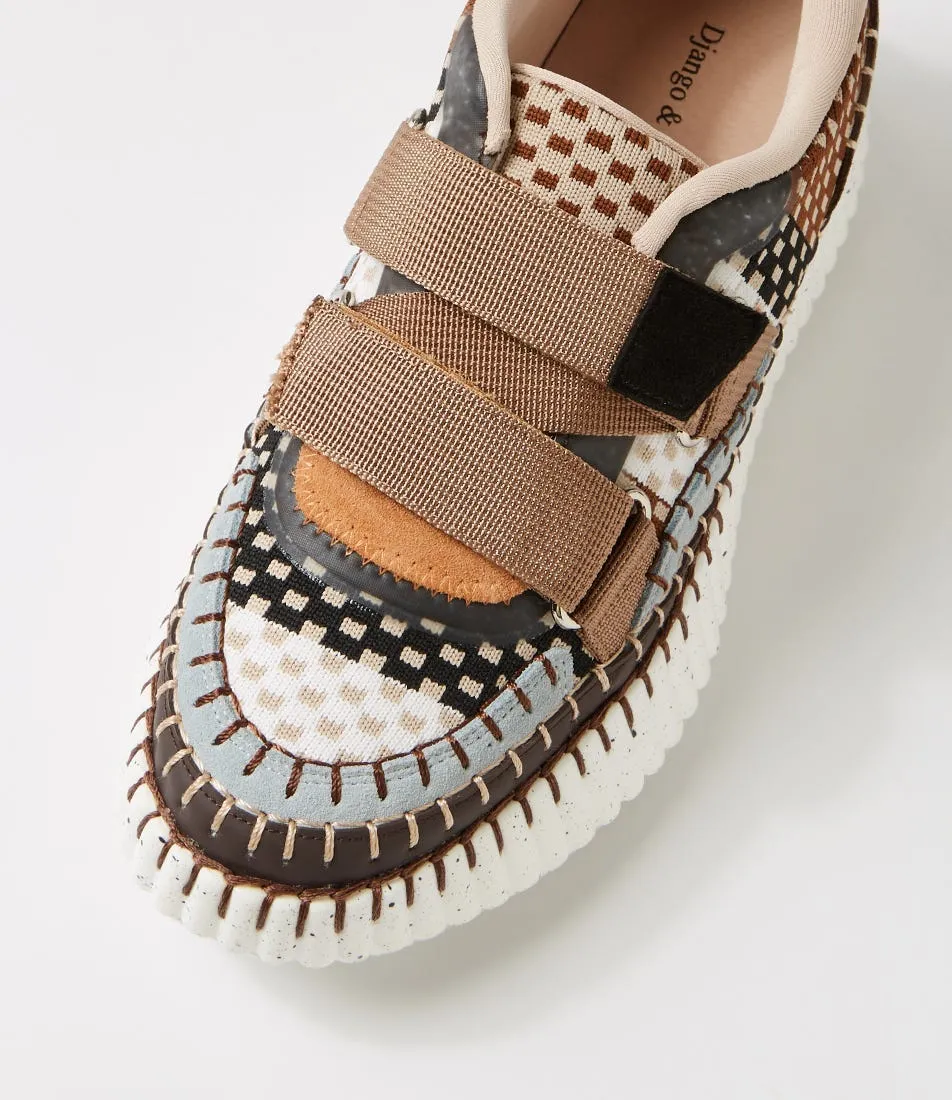 DJANGO & JULIETTE Comas Latte Multi Sneakers