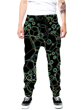 Dodecahedron Madness Glitch Joggers