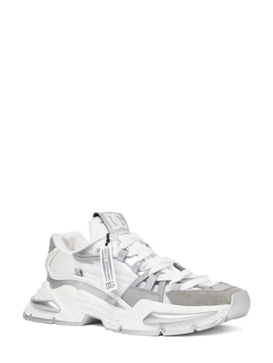 Dolce&Gabbana   Air Master nylon & leather sneakers 