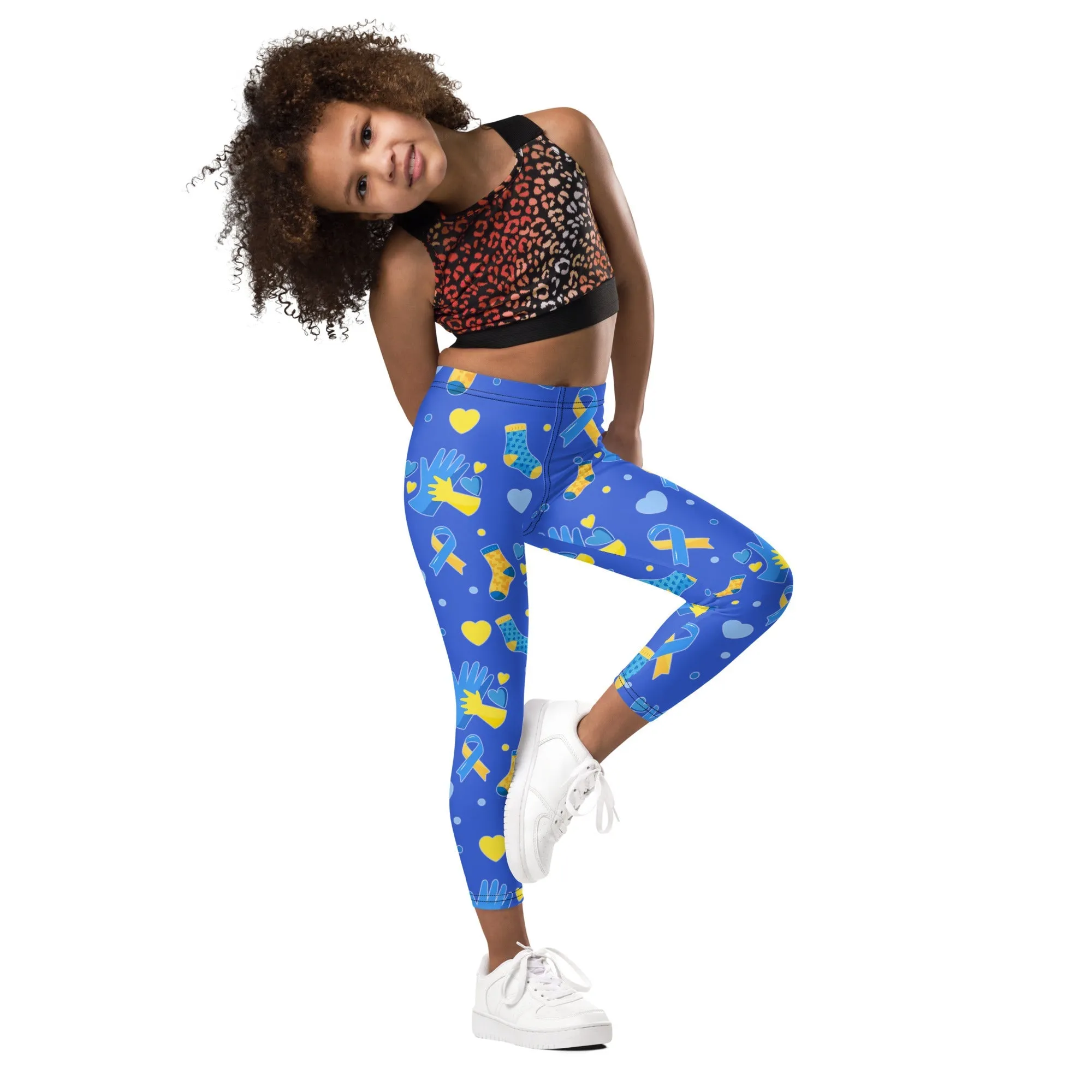 Down Syndrome Awareness Kid's Leggings