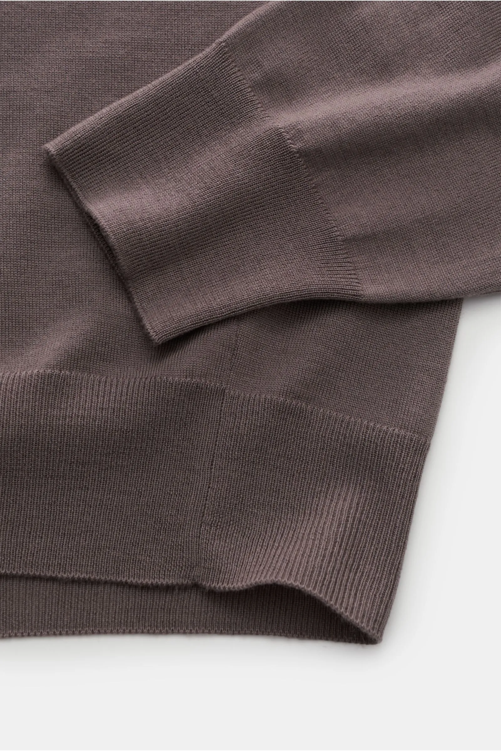 DRUMOHR Merino fine knit jumper grey brown