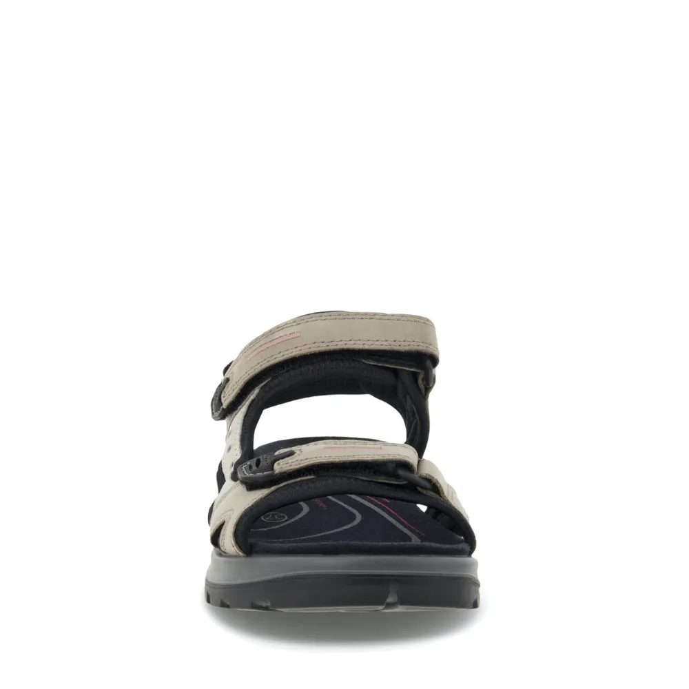 Ecco Women's Yucatan Sandal in Atmosphere/Ice with Black