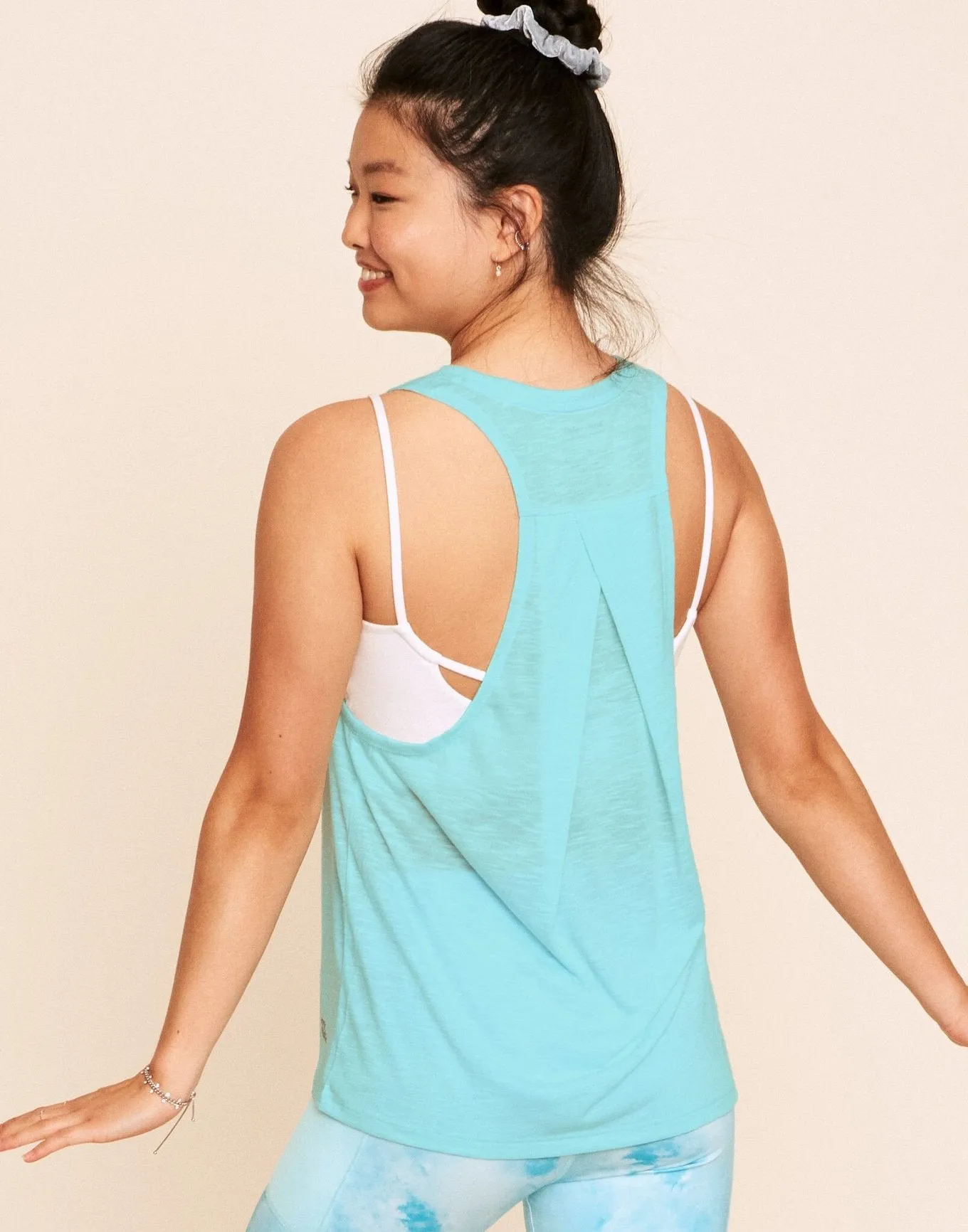 Emmaline Dropped Armhole Tank Workout Tank