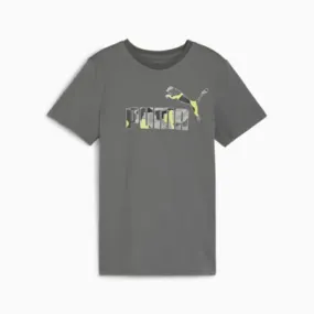 ESS+ CAMO Tee - Youth 8-16 years | Mineral Gray | PUMA Staff Picks | PUMA 