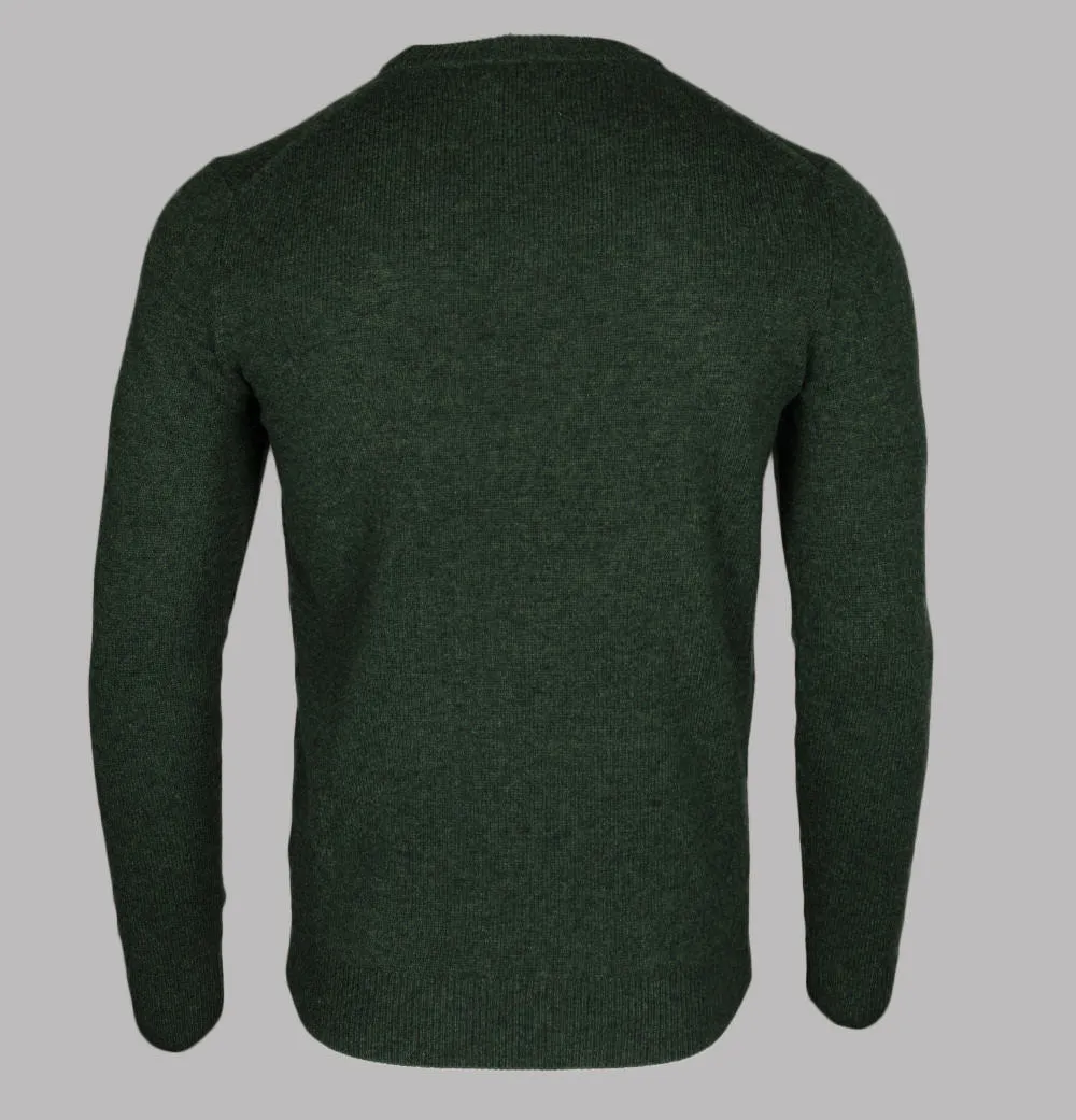 Farah Birchall Lambswool Jumper Evergreen